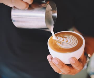 Coffee with cream